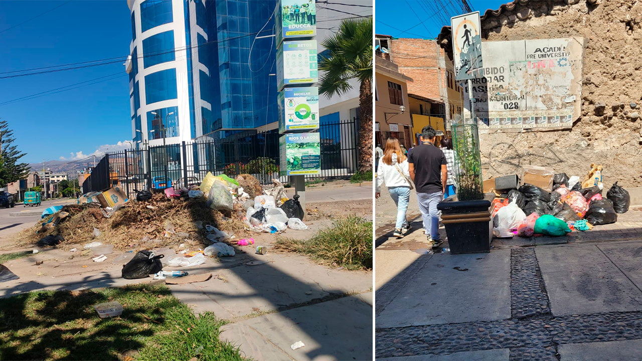 ACUMULARON CANTIDADES GRANDES DE BASURA. EL CARRO RECOLECTOR NO CIRCULÓ POR EL PARO ANUNCIADO.